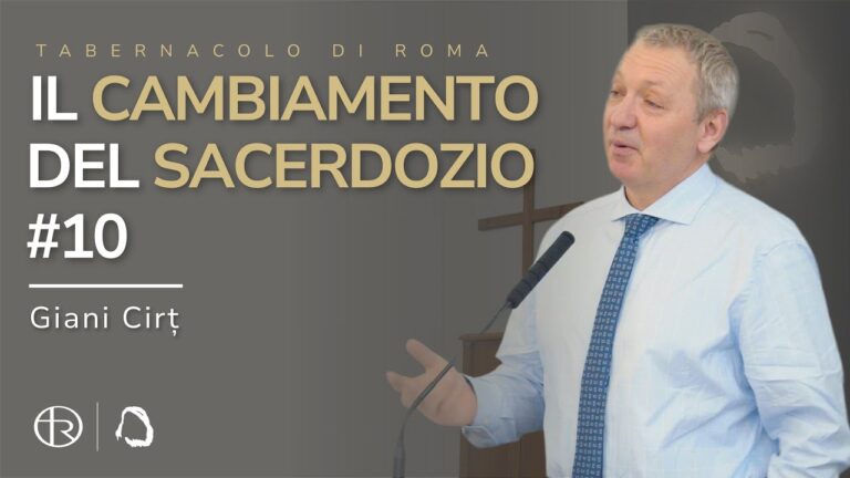 Il cambiamento del sacerdozio 10 1 marzo