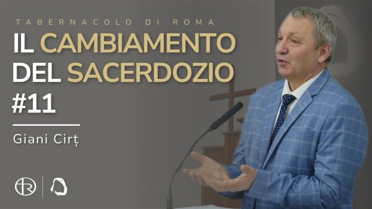 Il cambiamento del sacerdozio 11 5 marzo